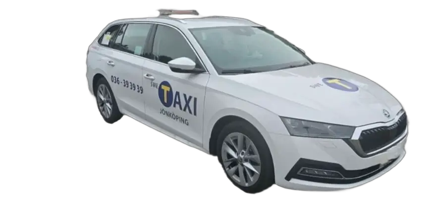 Vit Škoda Octavia-taxi